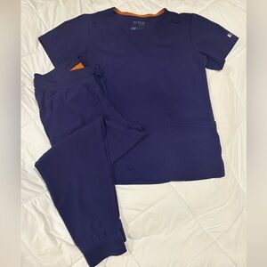 Purple Scrub Set